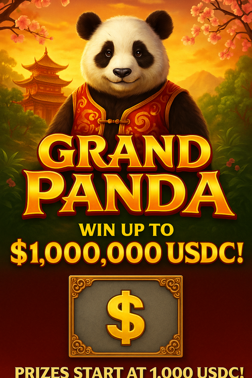 Grand Panda Sweepstakes Scratch Card