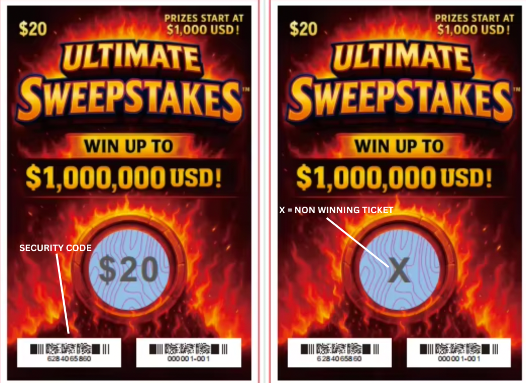 Ultimate Sweepstakes Scratch Cards